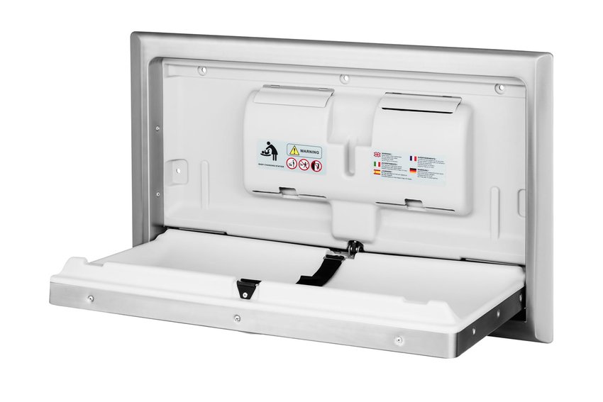 BABW91 stalowy przewijak wnękowy dla dzieci