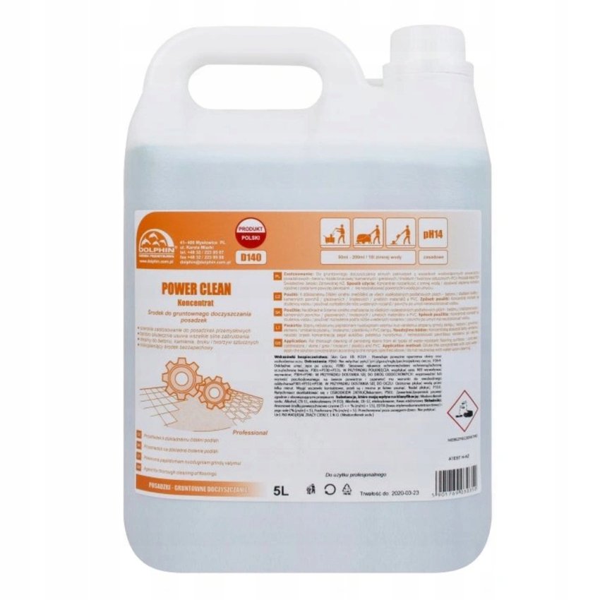 Dolphin Koncentrat Do Gruntownego Doczyszczania Posadzek Power Clean D140 5L