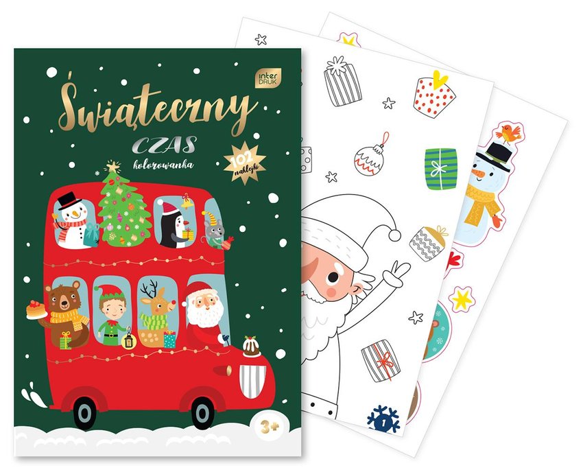 Kolorowanka A4 32 z nakl.Świąteczny Czas