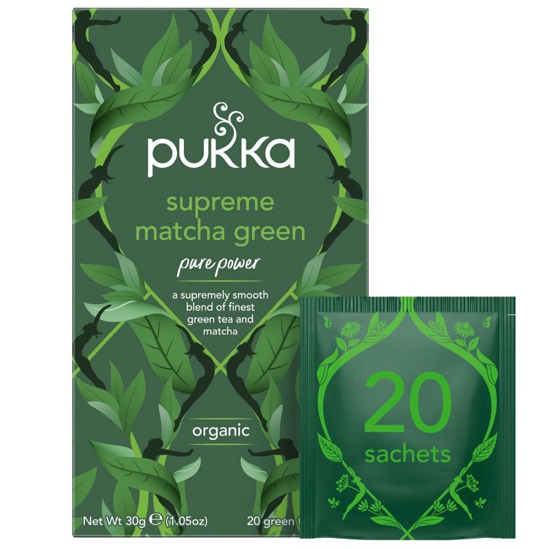 Herbata Pukka Supreme Matcha Green 20 Kopert