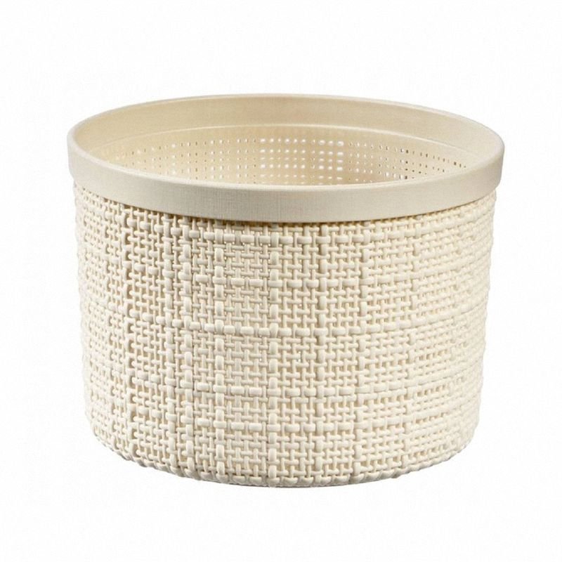 Koszyk okrągły Curver Jute kremowy 2L model 245374