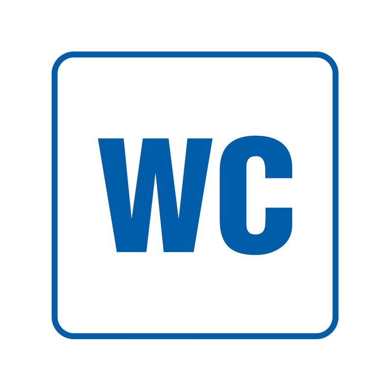Znak TDC Toaleta Wc  /TDC