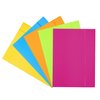 Teczka z gumką OFFICE PRODUCTS Fluo soft touch karton/lakier A4 320gsm 3-skrz., mix kolorów
