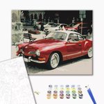 Malowanie po numerach BRUSHME 40x50 cm retro na drogach miasta 1 szt., w pudełku