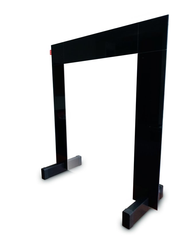 Osłona Ochronna Memobe, Szkło Hartowane Bezbarwne 4 Mm, Magnetyczny Pasek, Plastikowa Podstawa, 80X60 Cm