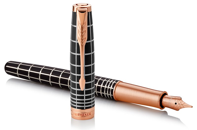 Parker Pióro Wieczne Sonnet Premium Brown Rubber Lakierowane PGT FP (M) [1931481]