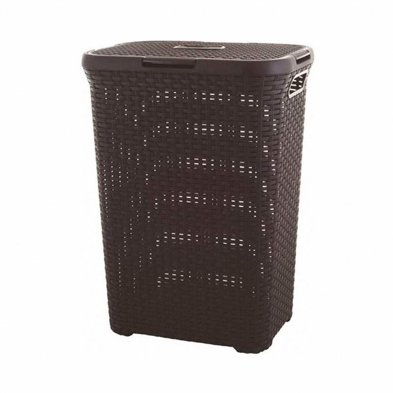 Kosz na pranie Style 60L ciemnobrązowy Curver 189206