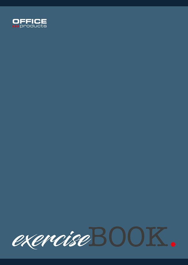 Zeszyt szkolny OFFICE PRODUCTS A5 w kratkę 60 kart., 60gsm mix kolorów