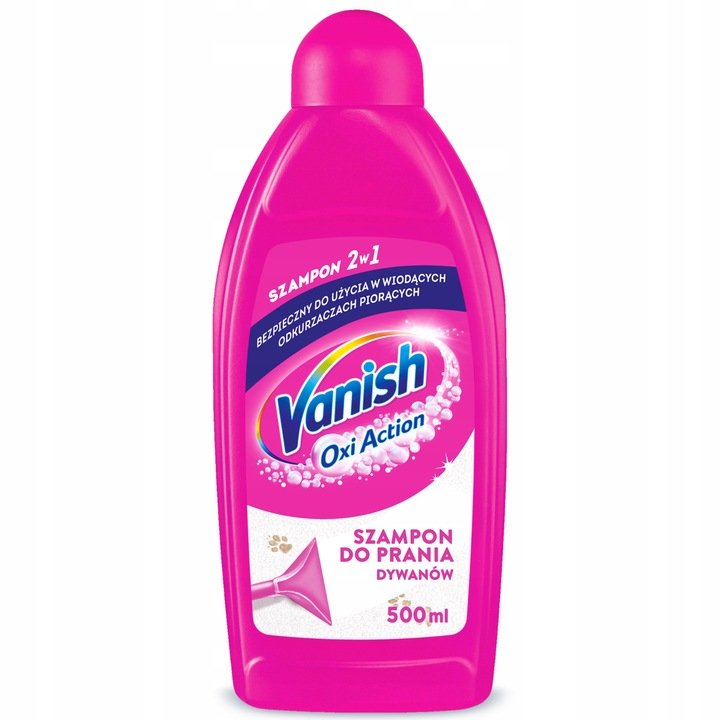 Vanish Oxi Action do Prania Dywanów /Tapicerki /Odkuarzaczy 500ML