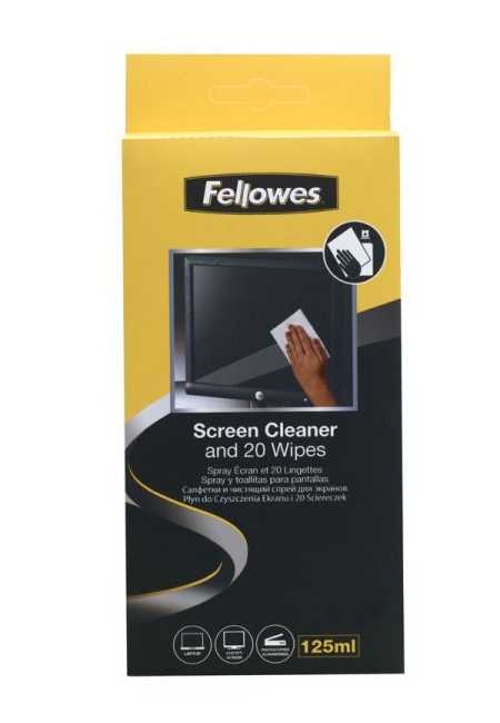Zestaw Ściereczka+Płyn do Ekranów /Fellowes