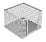 Pojemnik Na Karteczki Memobe Metalowysrebrny