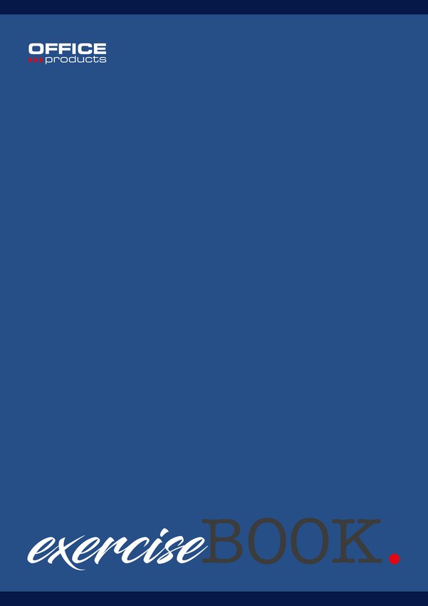 Zeszyt szkolny OFFICE PRODUCTS A5 w kratkę 80 kart., 60gsm mix kolorów