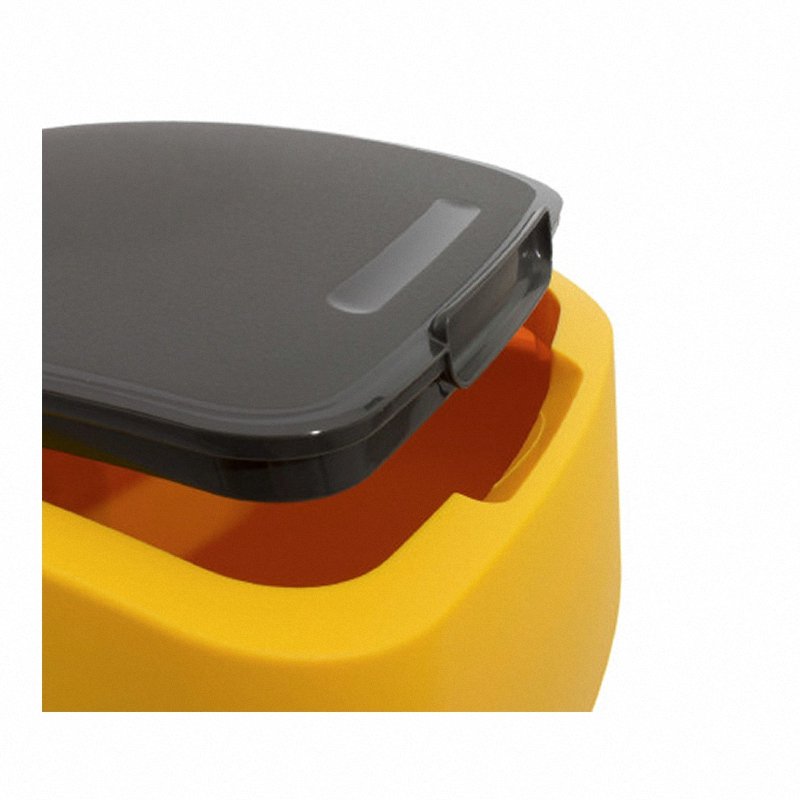 Kosz Flip Bin New York Curver 25L na śmieci szary