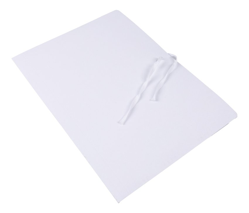 Teczka wiązana OFFICE PRODUCTS karton A4 300gsm 3-skrz., biała