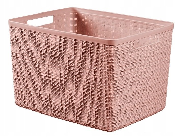 Kosz Jute 20L pudrowy róż Curver model 255195