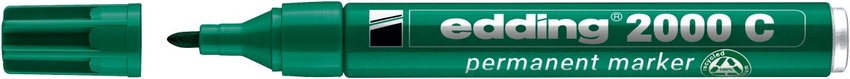 Marker permanentny e-2000c EDDING 15-3mm zielony