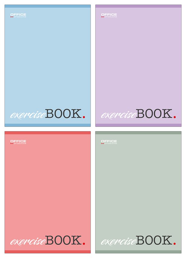 Zeszyt szkolny OFFICE PRODUCTS A5 w linie 32 kart., 60gsm mix kolorów