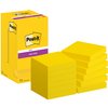 Karteczki samoprzylepne POST-IT® Super Sticky (654-S), 76x76mm 12x90 kart., żółte
