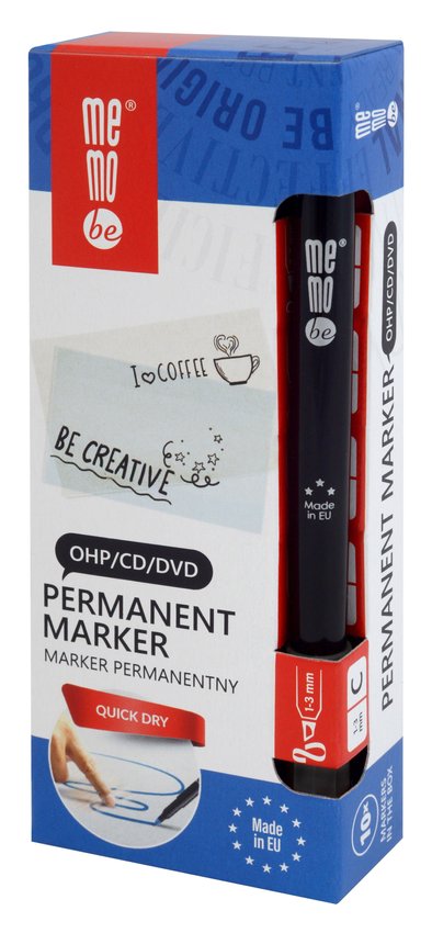 Marker Permanentny Ohp Memobe Mm253 Końcówka C 1-3 Mm Czarny