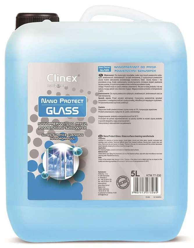 Clinex Nano Protect Glass płyn do szyb 5L 70-330