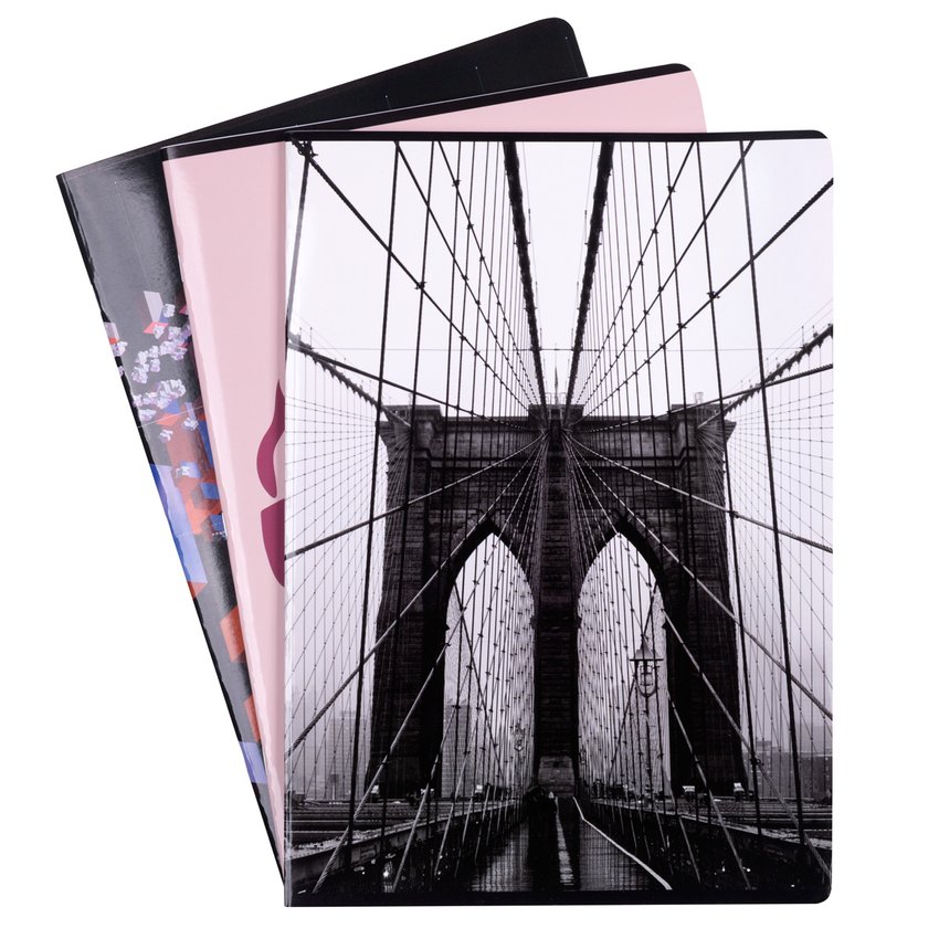 Zeszyt szkolny GIMBOO A4 w linie 60 kart., 70gsm mix wzorów