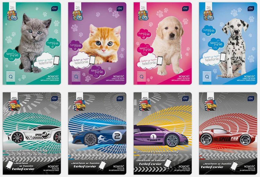 Zeszyt A5 32k Linia z aplikacją / Interdruk