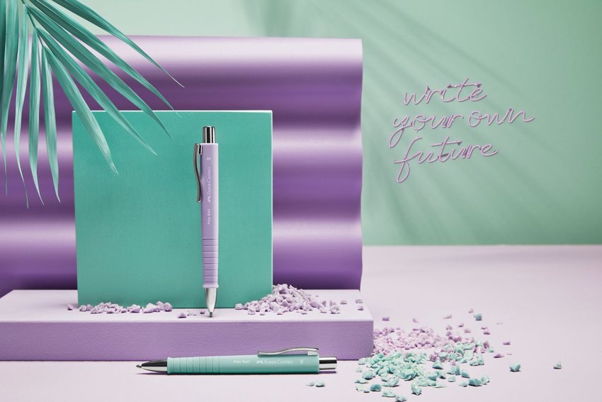 Długopis Poly Ball Xb Caribic Blue (Błękitny) Faber-Castell