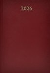 Terminarz A5 Dzienny Bordowy /Artsezon