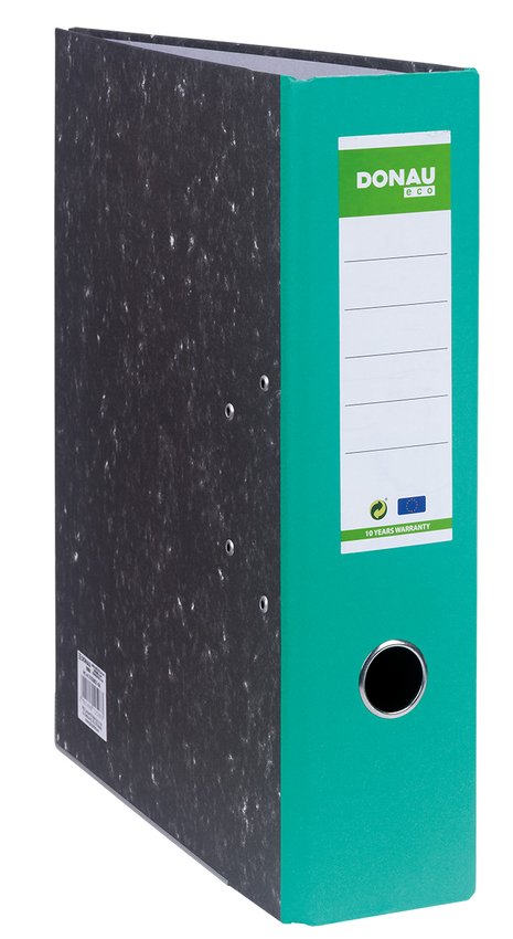 Segregator DONAU ECO A4/80mm grzbiet zielony