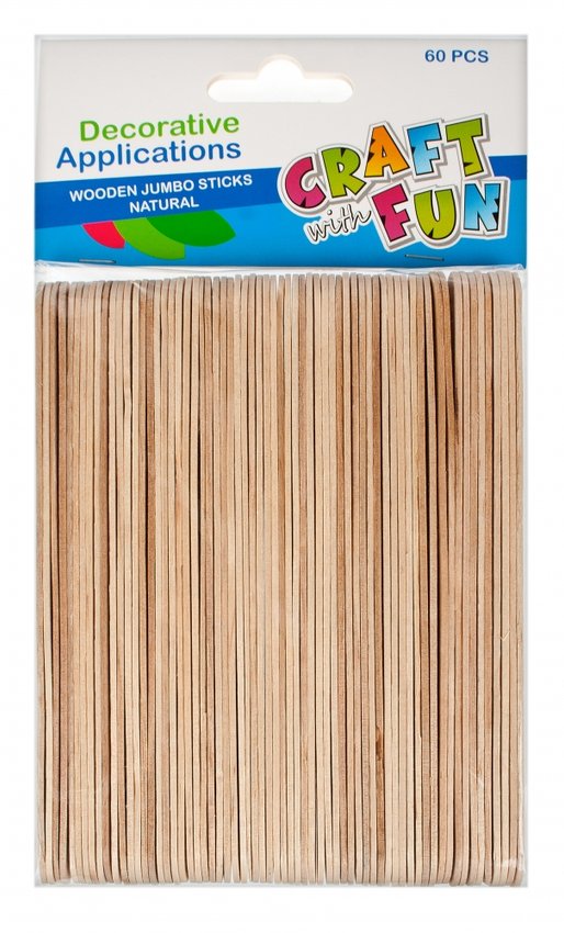 Patyczki drewniane dekoracyjne  /Craft With Fun 291071