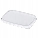 Pokrywki PP Papstar do pojemników 200-500ml 14x19 5cm czworokąt 100szt