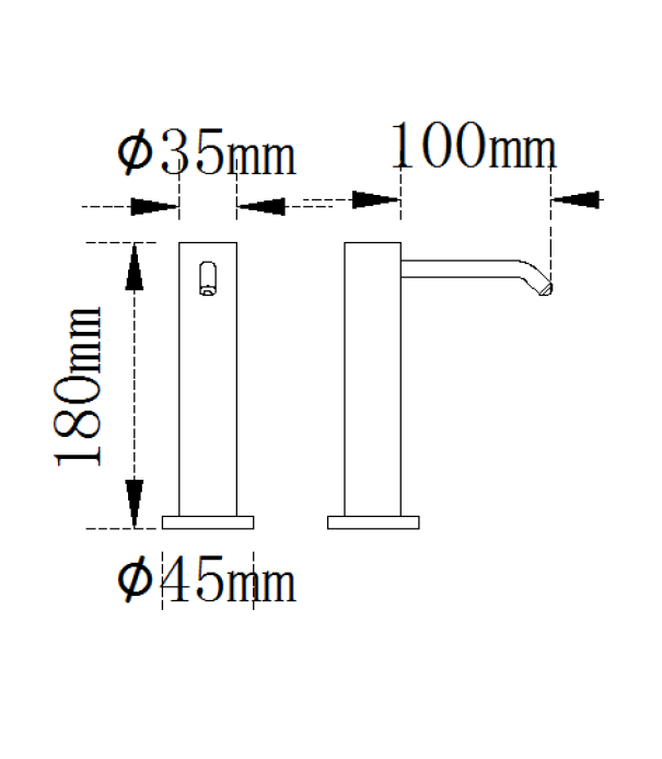 H702 dozownik mydła automatyczny