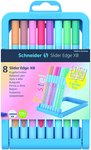 Zestaw Długopisów W Etui Schneider Slider Edge Pastel Xb 8 Szt. Mix Kolorów
