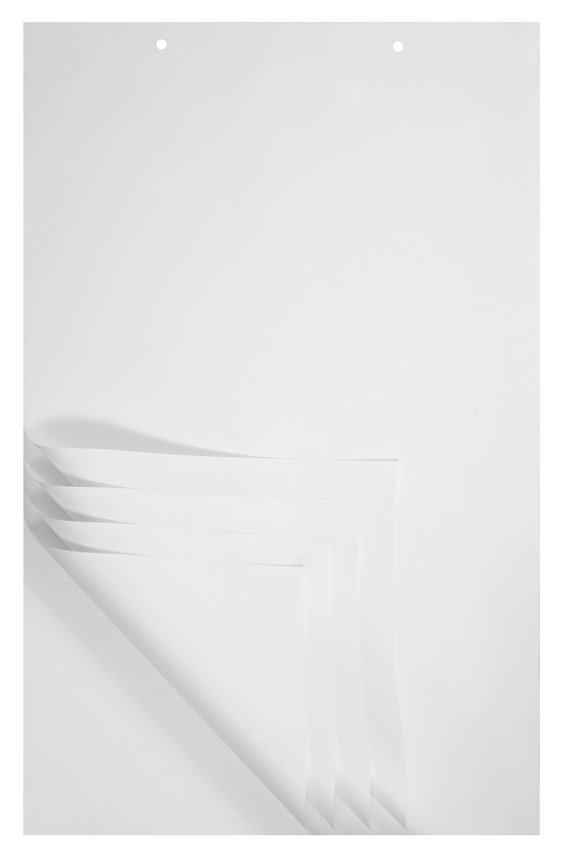 Blok Do Flipchartów Memobe, Biały, Gładki,  20 Kartek, 65X100 Cm
