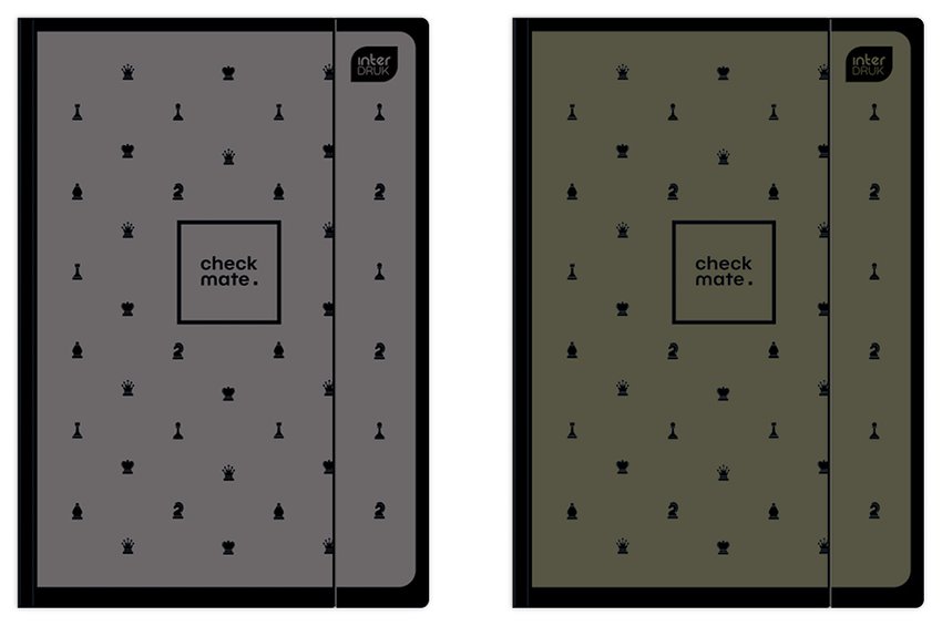 Teczka z gumką A4+ Soft Touch Chess
