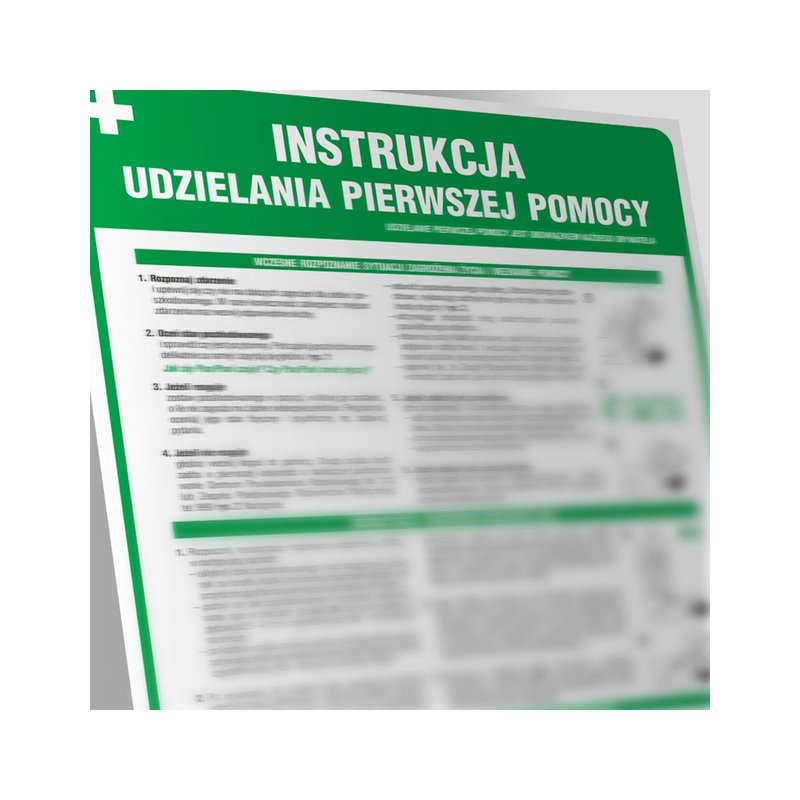 Znak TDC Instrukcja Udzielania Pierwszej Pomocy  /TDC