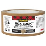 Taśma pakowa SCOTCH®Box Lock papierowa 48mm x 228m 1szt., brązowa