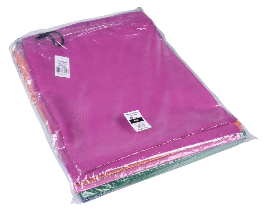 Worek szkolny GIMBOO bez nadruku mix kolorów