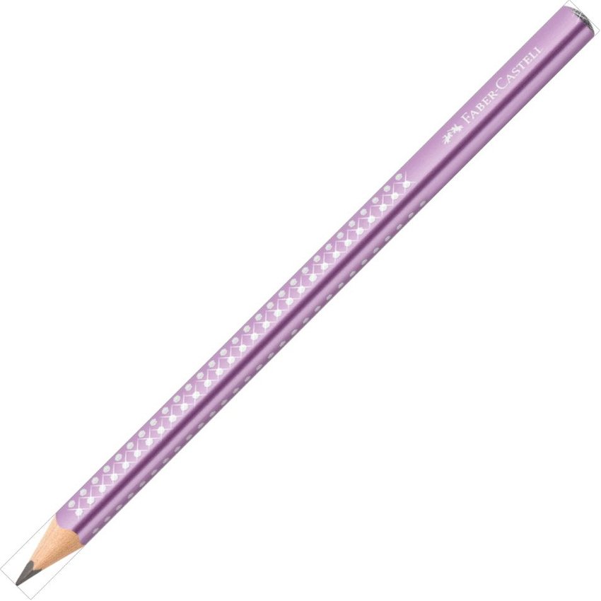Ołówek Jumbo Sparkle Metallic Fioletowy Faber-Castell
