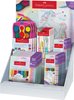 Display Grip Edycja Unicorn  (15 X Kredki Grip 10+3, 10 X Kredki Grip 18+6, 5 X Pędzelki, 3 X Farby)Faber-Castell