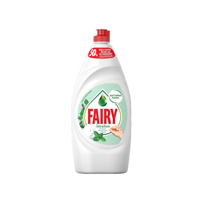 Fairy Płyn do Naczyń 900ml Sensitive Drzewo Herbaciane z Miętą