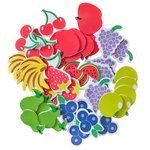 Naklejki z Pianki Owoce 45szt. /DpCraft