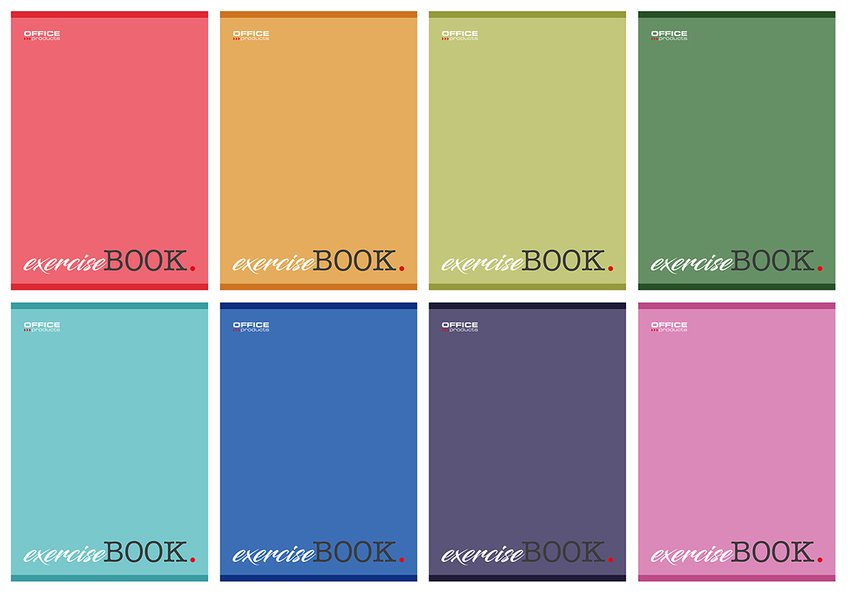 Zeszyt szkolny OFFICE PRODUCTS A5 w linie 60 kart., 60gsm mix kolorów