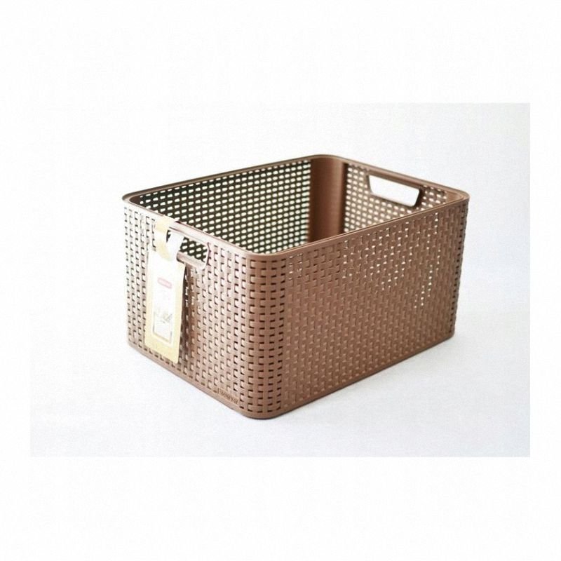 Koszyk Curver Style rozmiar L brąz 208615