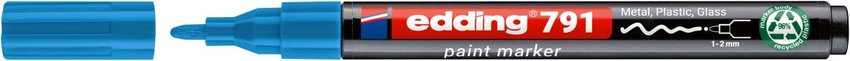 Marker olejowy e-791 EDDING PCR jasnoniebieski