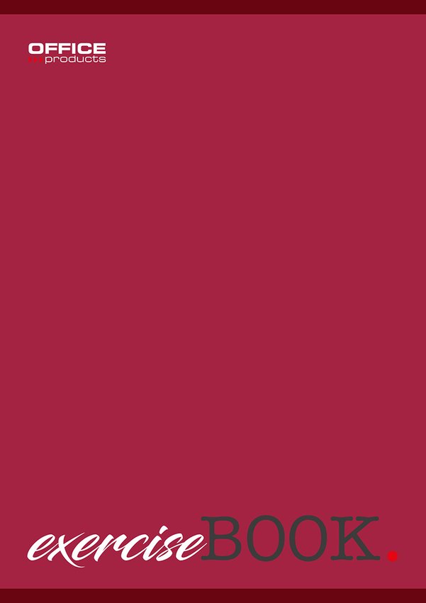 Zeszyt szkolny OFFICE PRODUCTS A5 w kratkę 80 kart., 60gsm mix kolorów