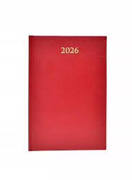 Terminarz A5 Dzienny Bordowy /Artsezon