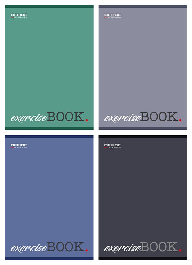 Zeszyt szkolny OFFICE PRODUCTS A5 w linie 96 kart., 60gsm mix kolorów