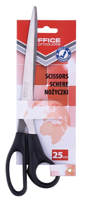 Nożyczki biurowe OFFICE PRODUCTS 25 cm czarne