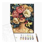 Malowanie po numerach BRUSHME 40x50 cm magia płatków 1 szt., w pudełku